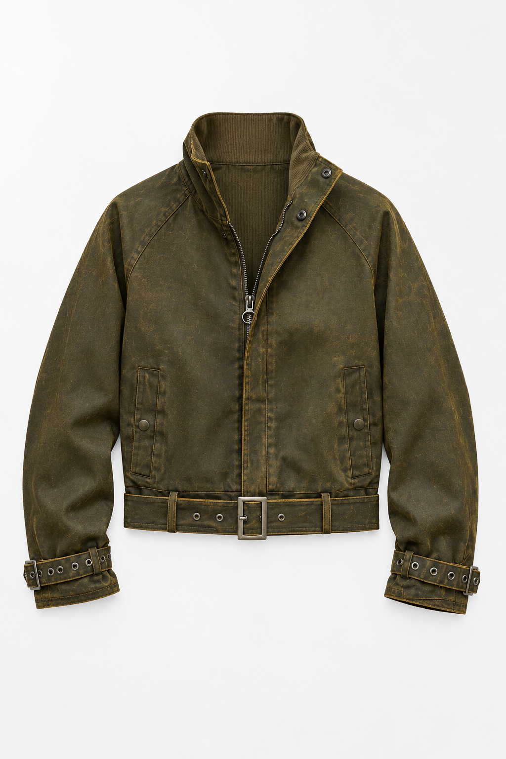 Olive Belted Jacket