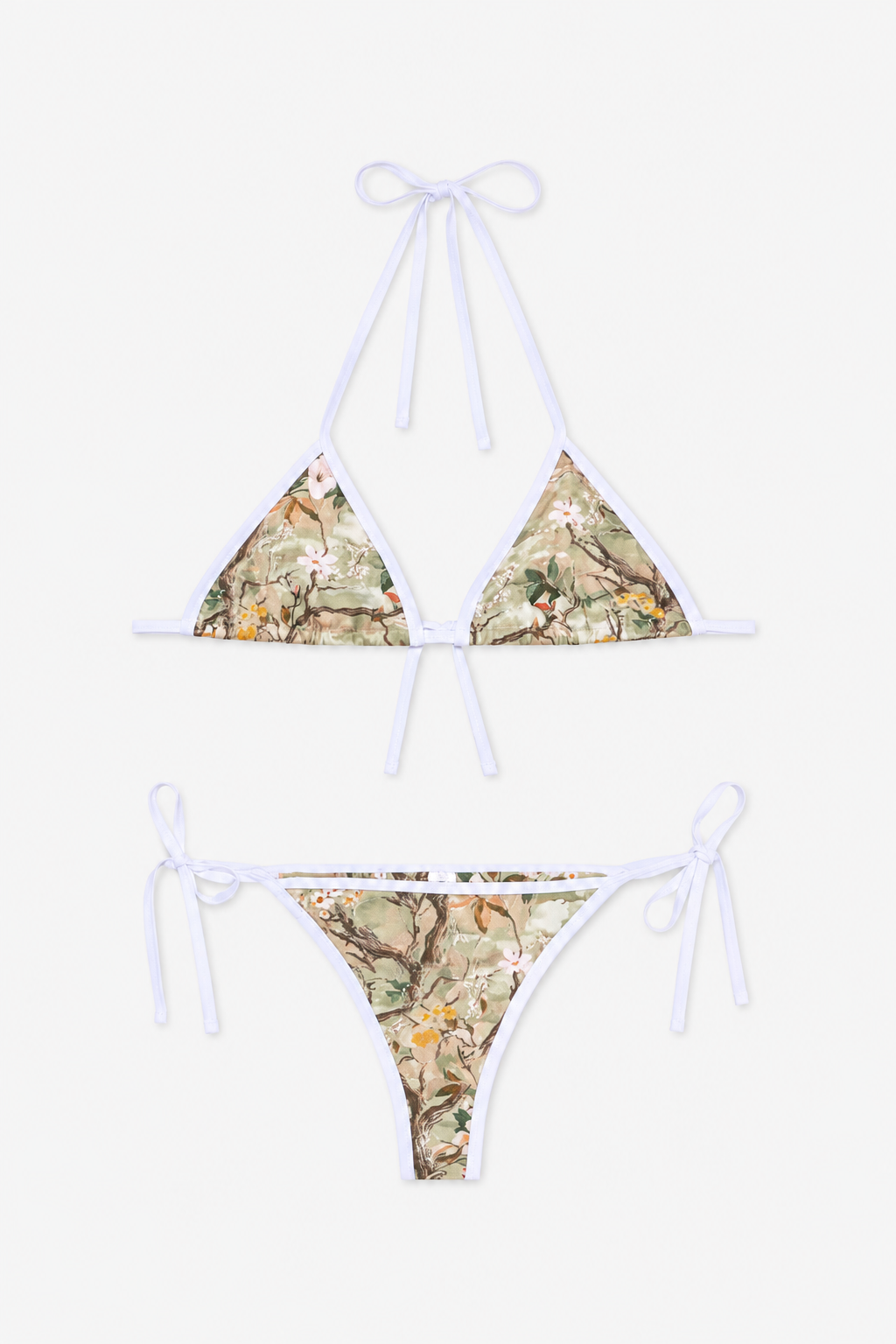Floral Triangle Bikini