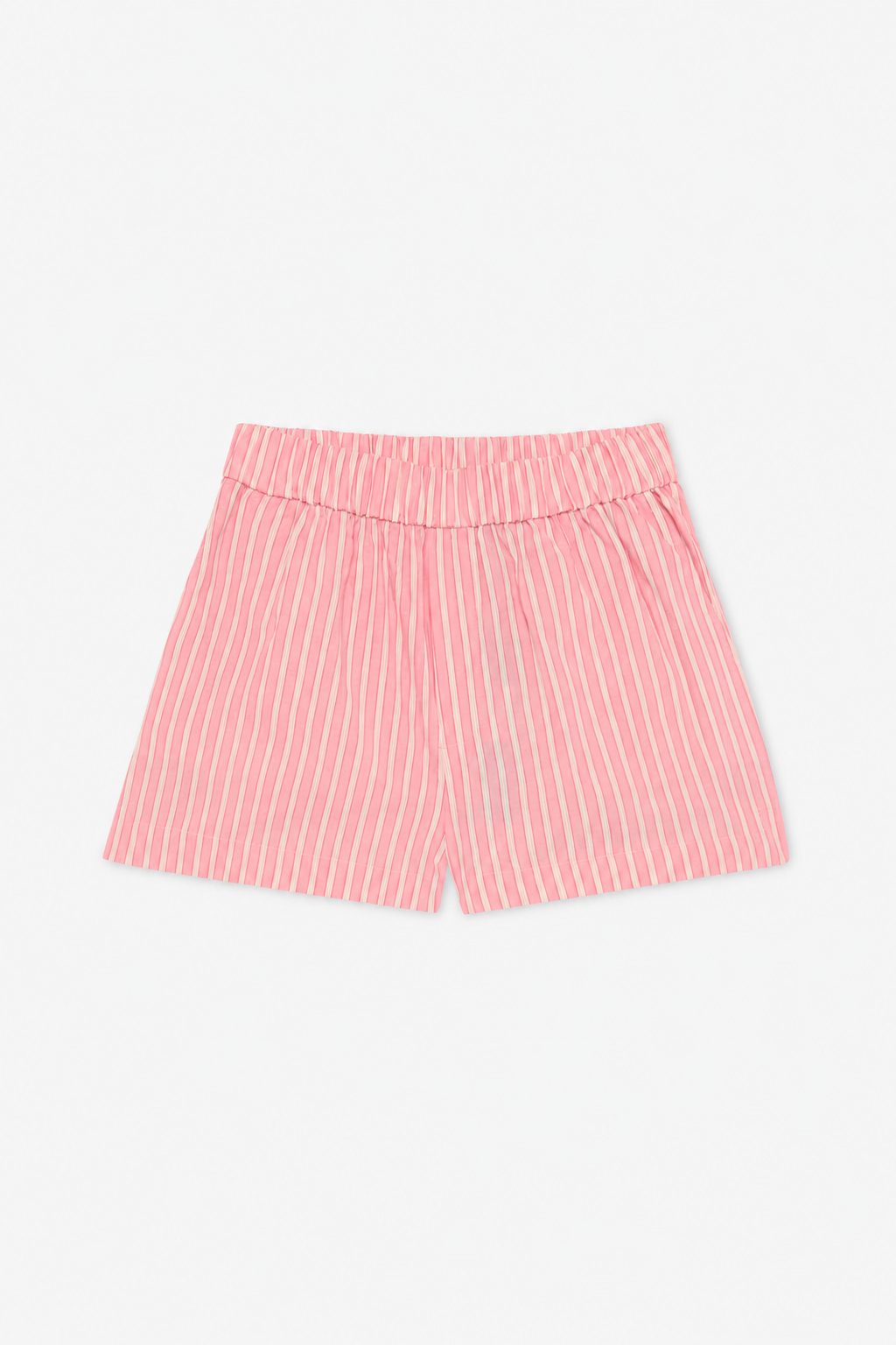 Pink Pinstripe Shorts