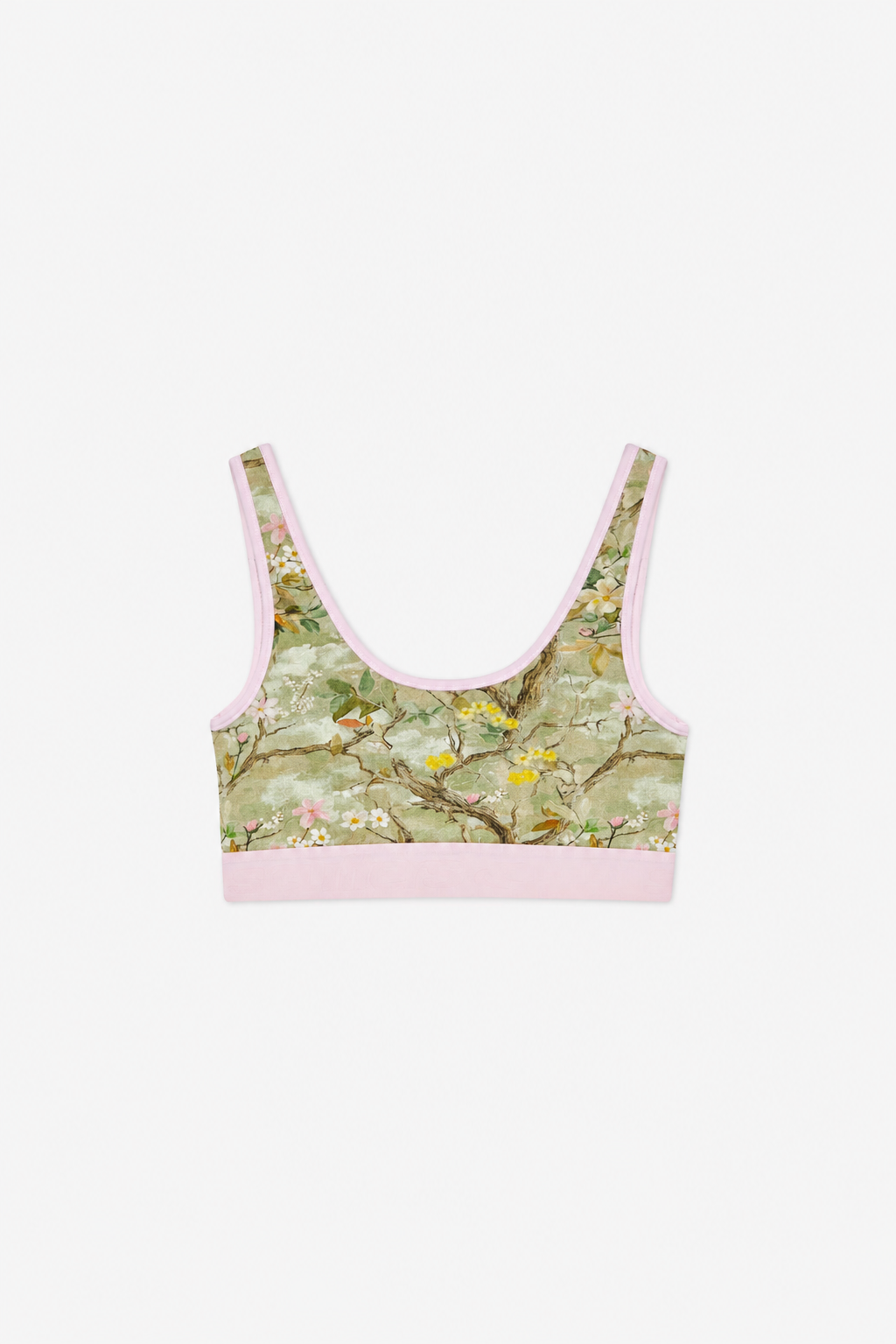 Floral Scoop-Neck Underwear Top