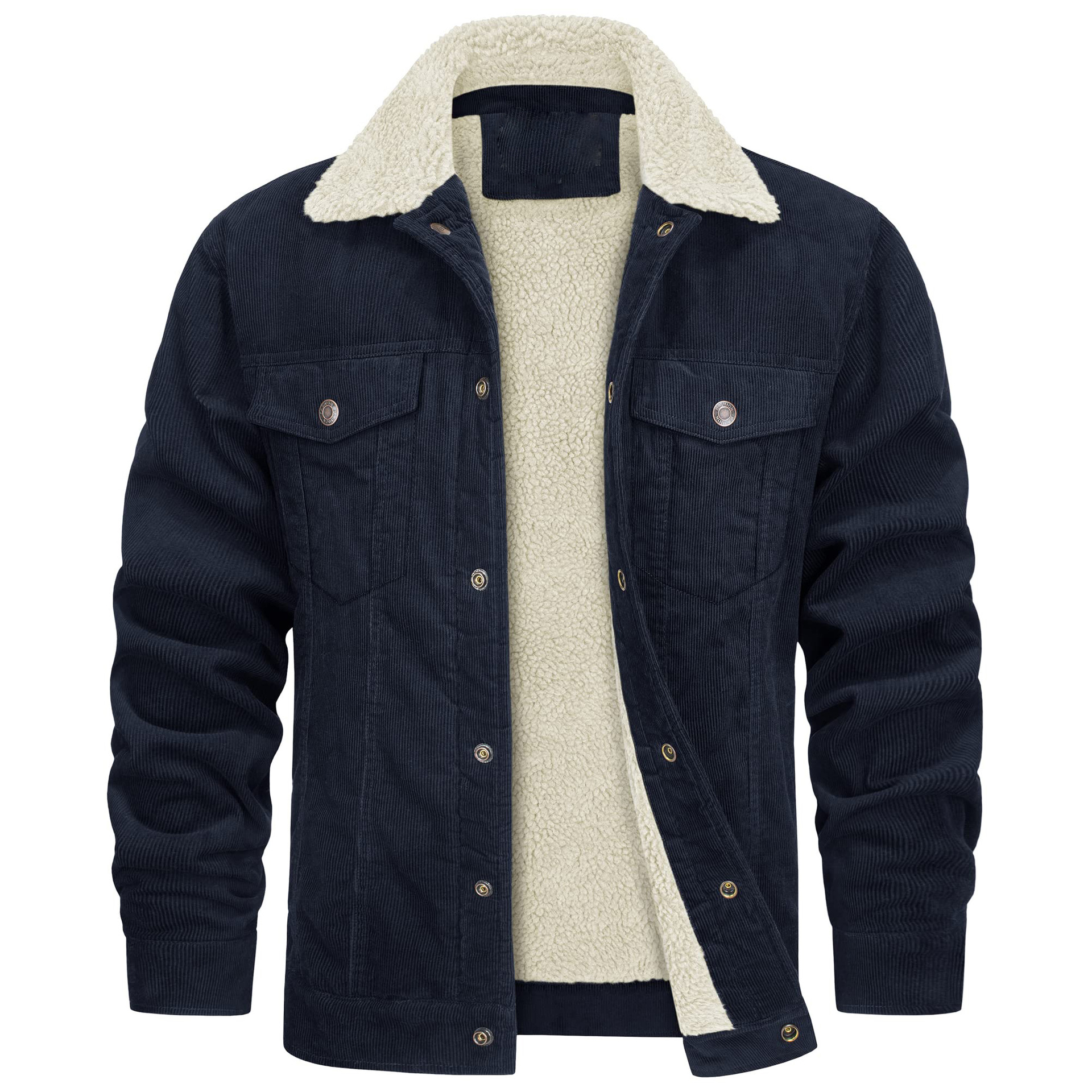 The Lined Corduroy Jacket — Navy