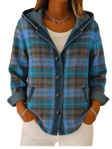 🧶✨ Women's Button-Up Knit Hooded Cardigan Sweatshirt Jacket 🤎