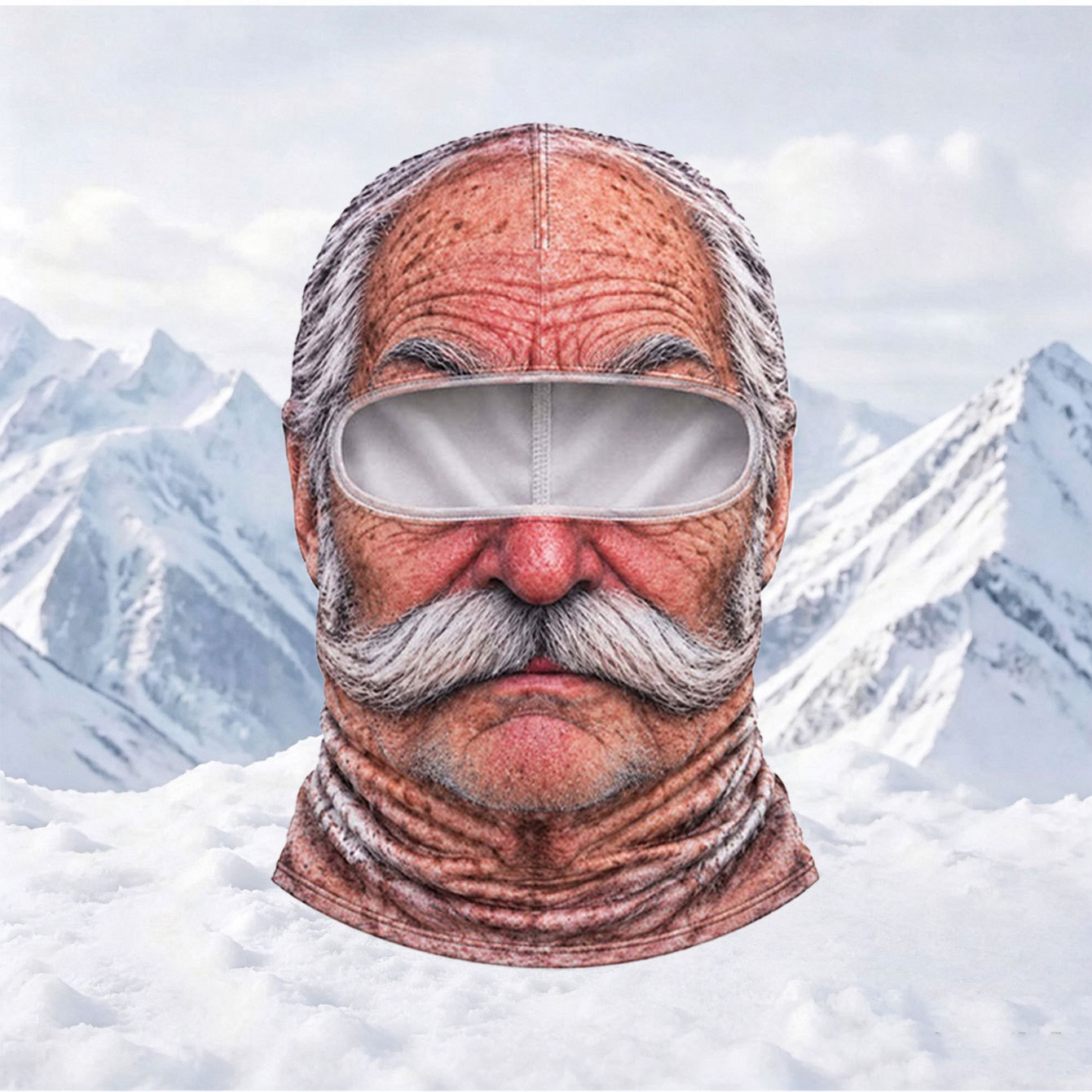 Men's Outdoor Warm Balaclava with Funny Expressions
