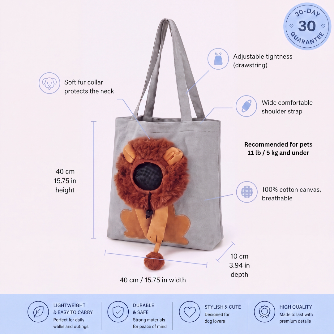 Pet Carrier Tote Bag