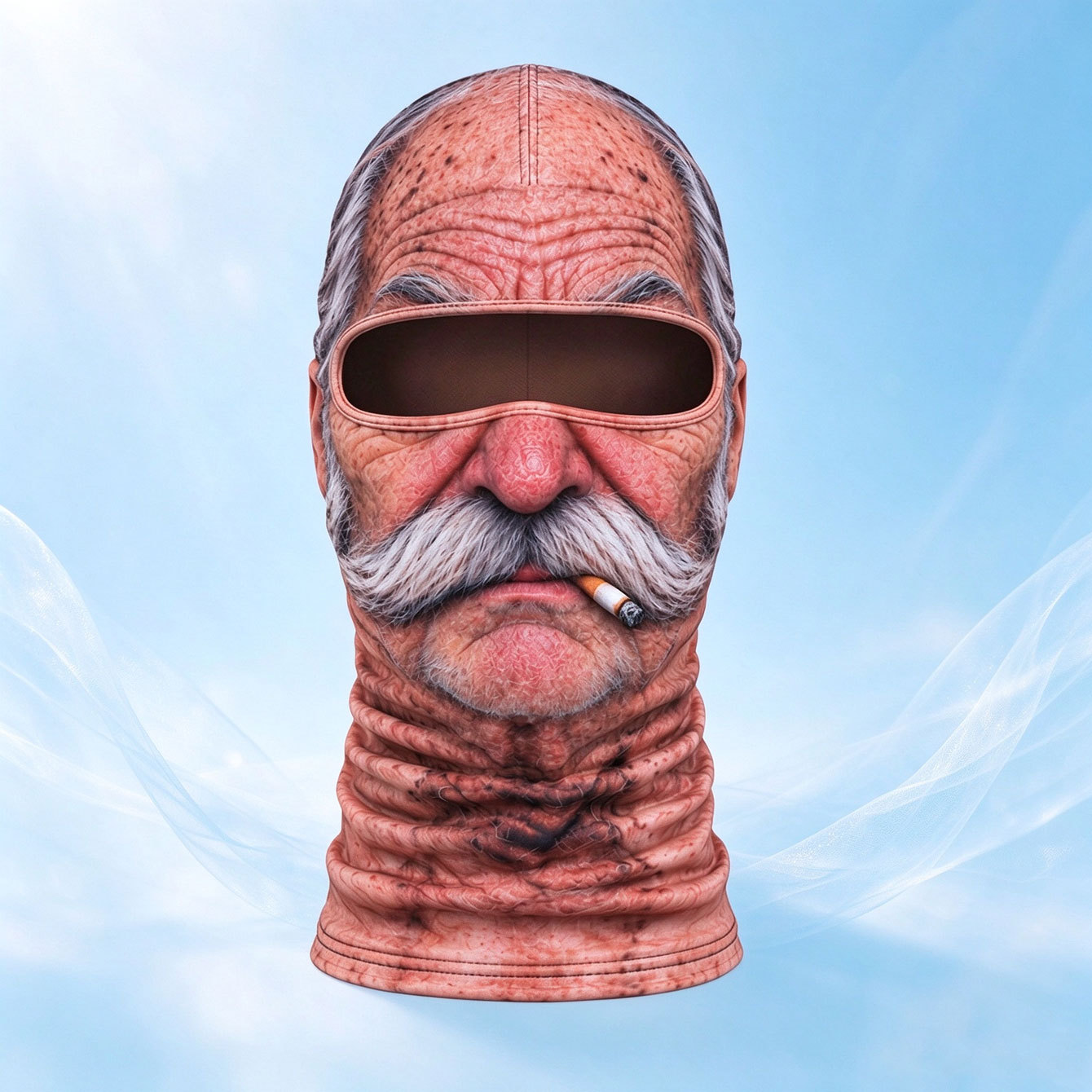 Men's Outdoor Warm Balaclava with Funny Expressions