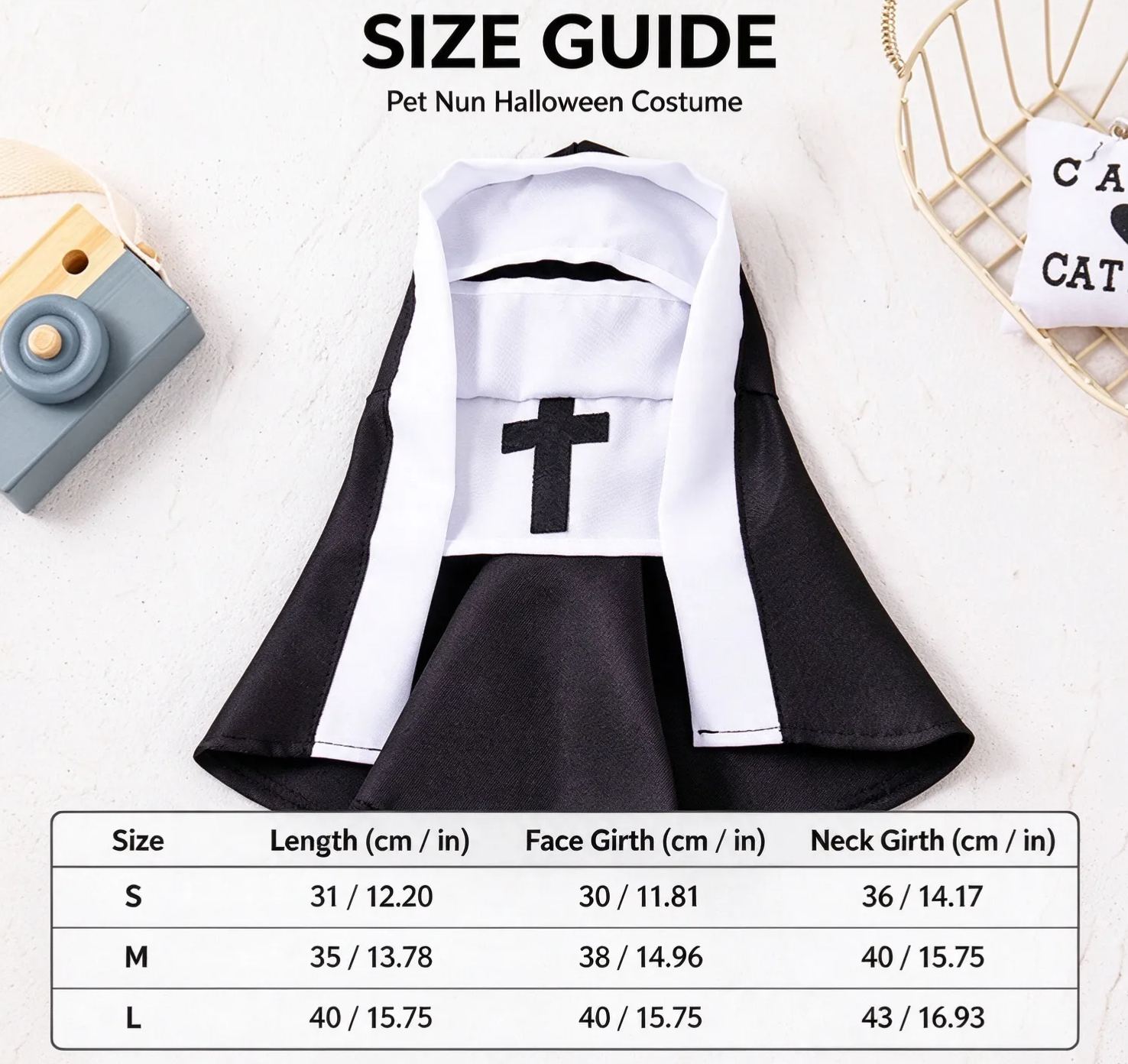 Headless Horseman Cat Costume 