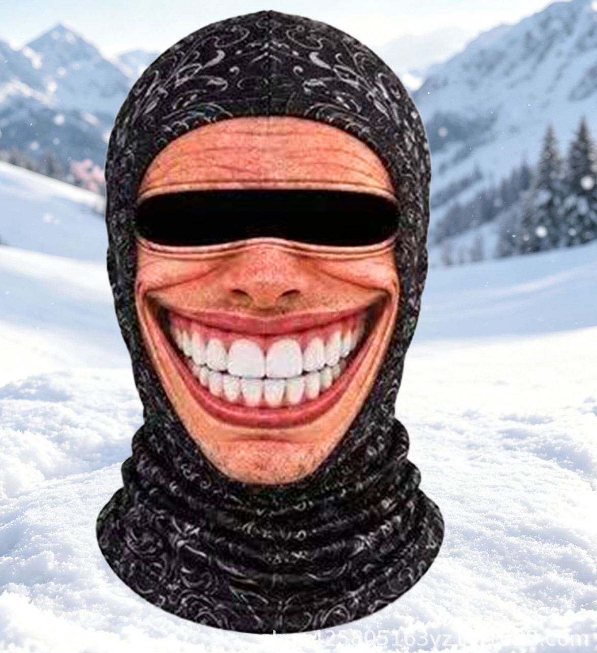 Men's Outdoor Warm Balaclava with Funny Expressions
