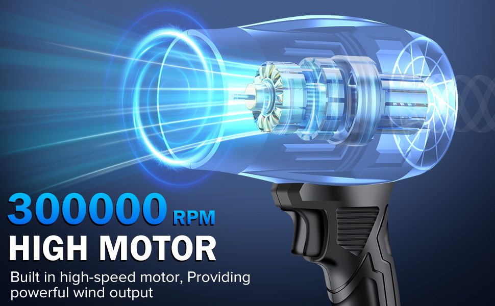 300000RPM Handheld Electric Leaf Blower