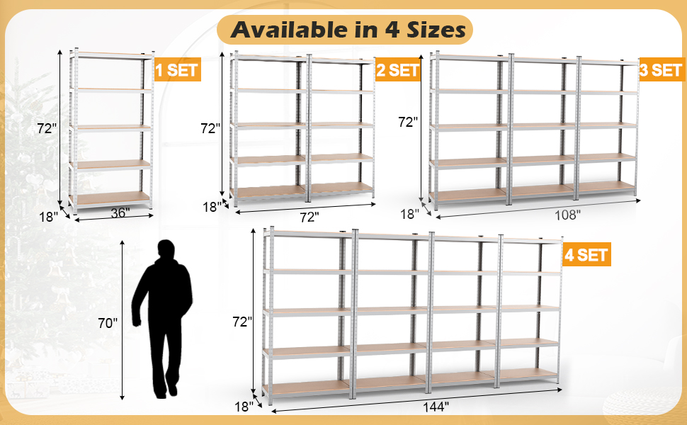 storage shelves