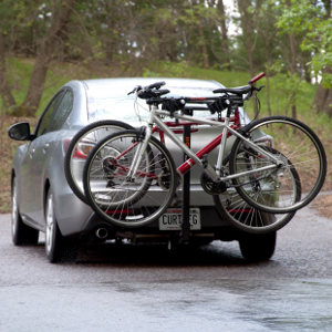 CURT Class 1 Hitch with Bike Rack