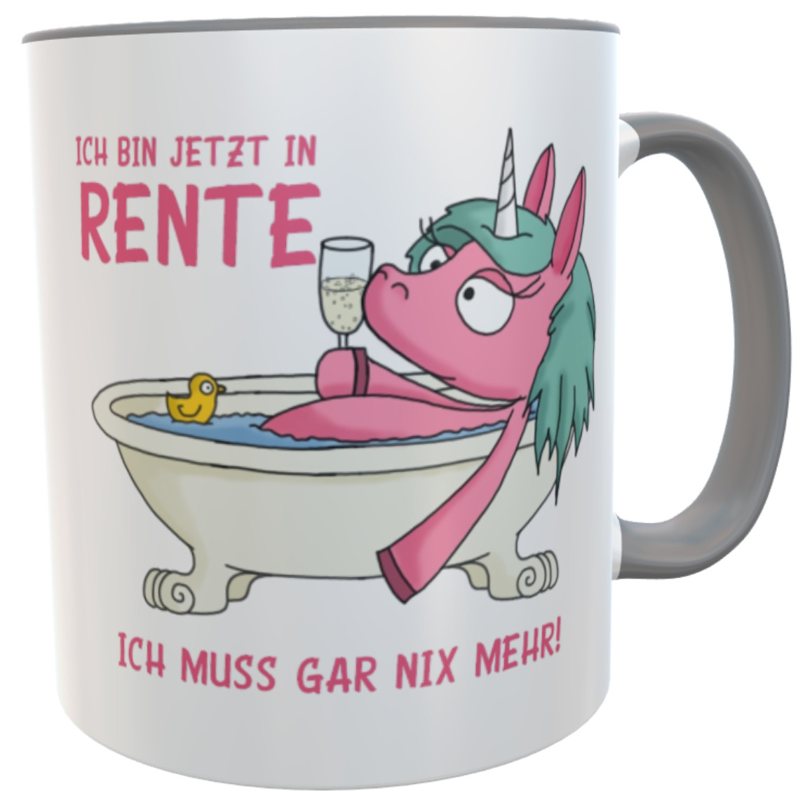 Kaffeebecher Einhorn Rentnerin lustige Tasse