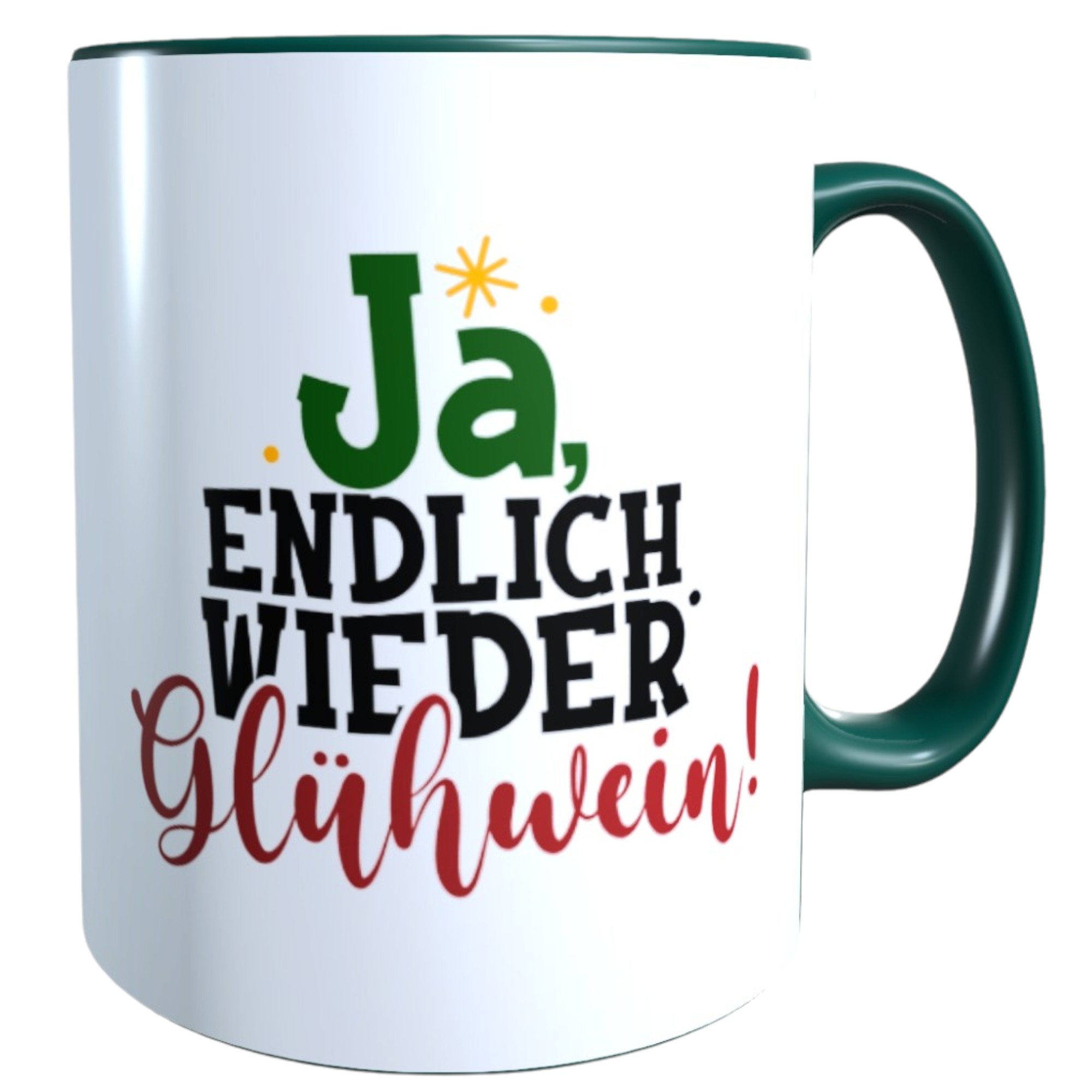 Lustige Glühwein-Tasse Endlich wieder Glühwein