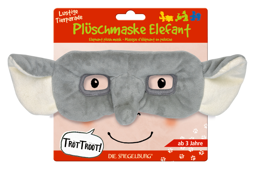 Die Spiegelburg Plüschmaske Elefant