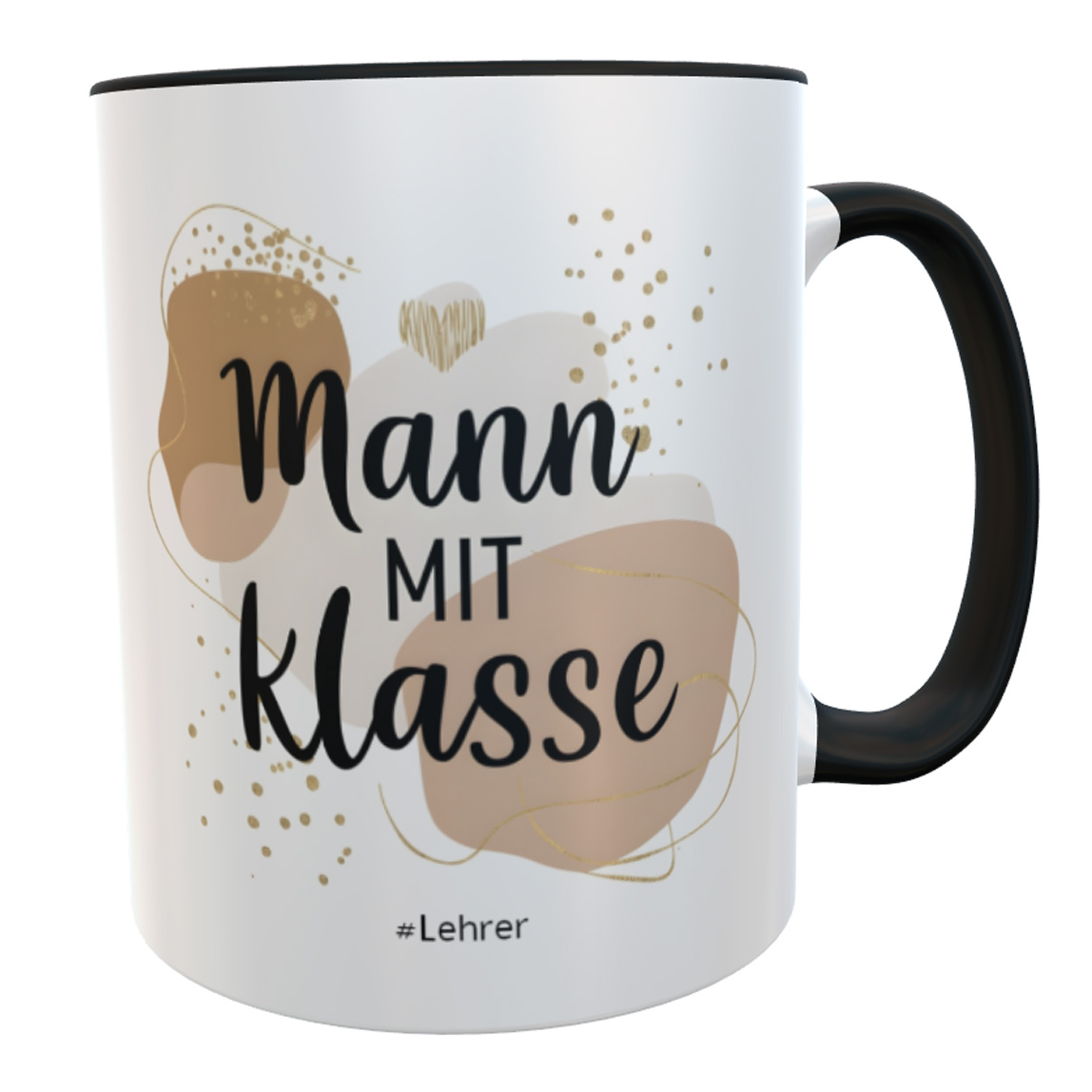 Tasse Lehrer Spruch Mann mit Klasse Geschenk