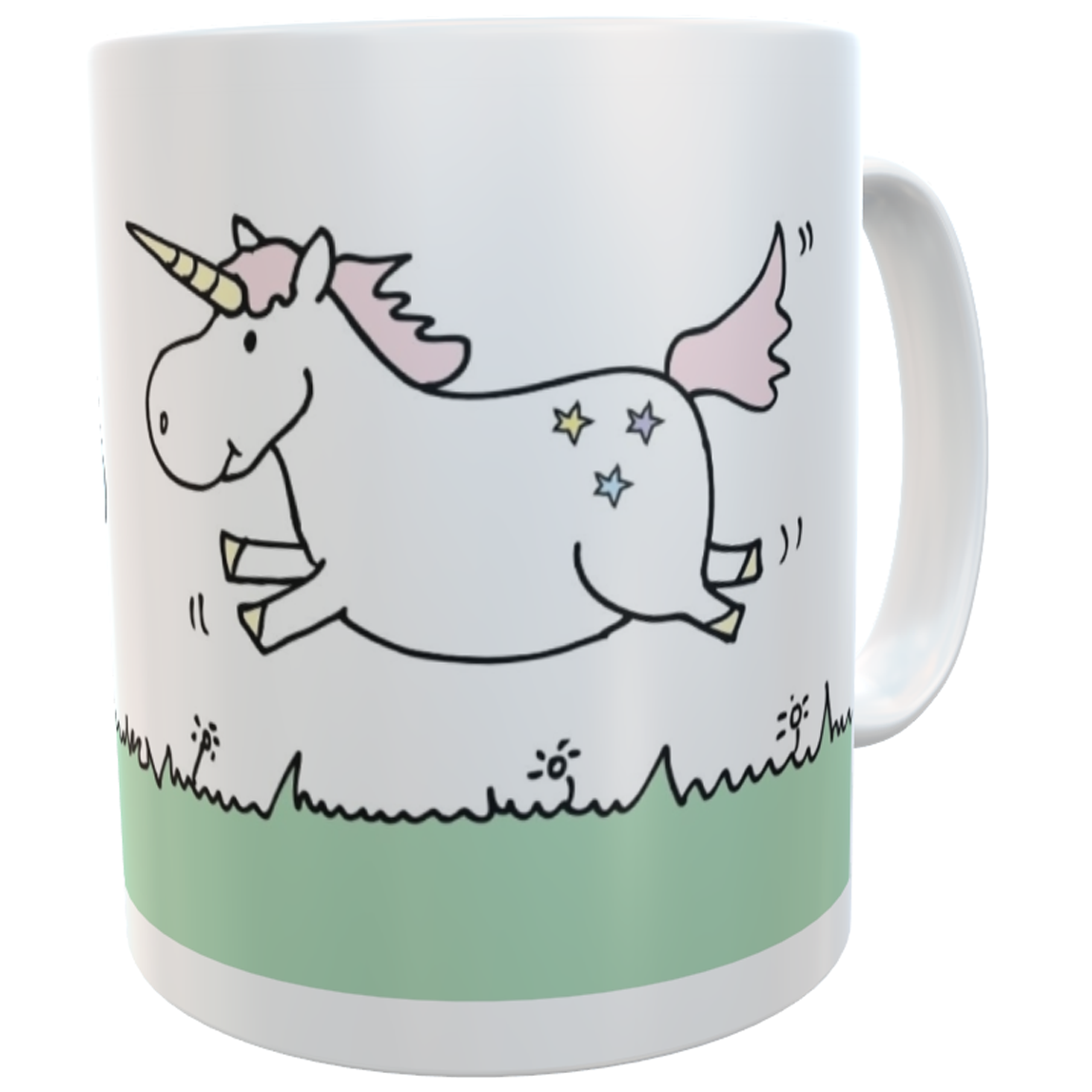 personalisierte Einhorn-Tasse Pummel mit Wunschname