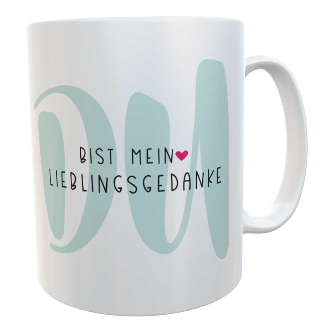 Kaffeebecher Valentinstag Du bist mein Lieblingsgedanke