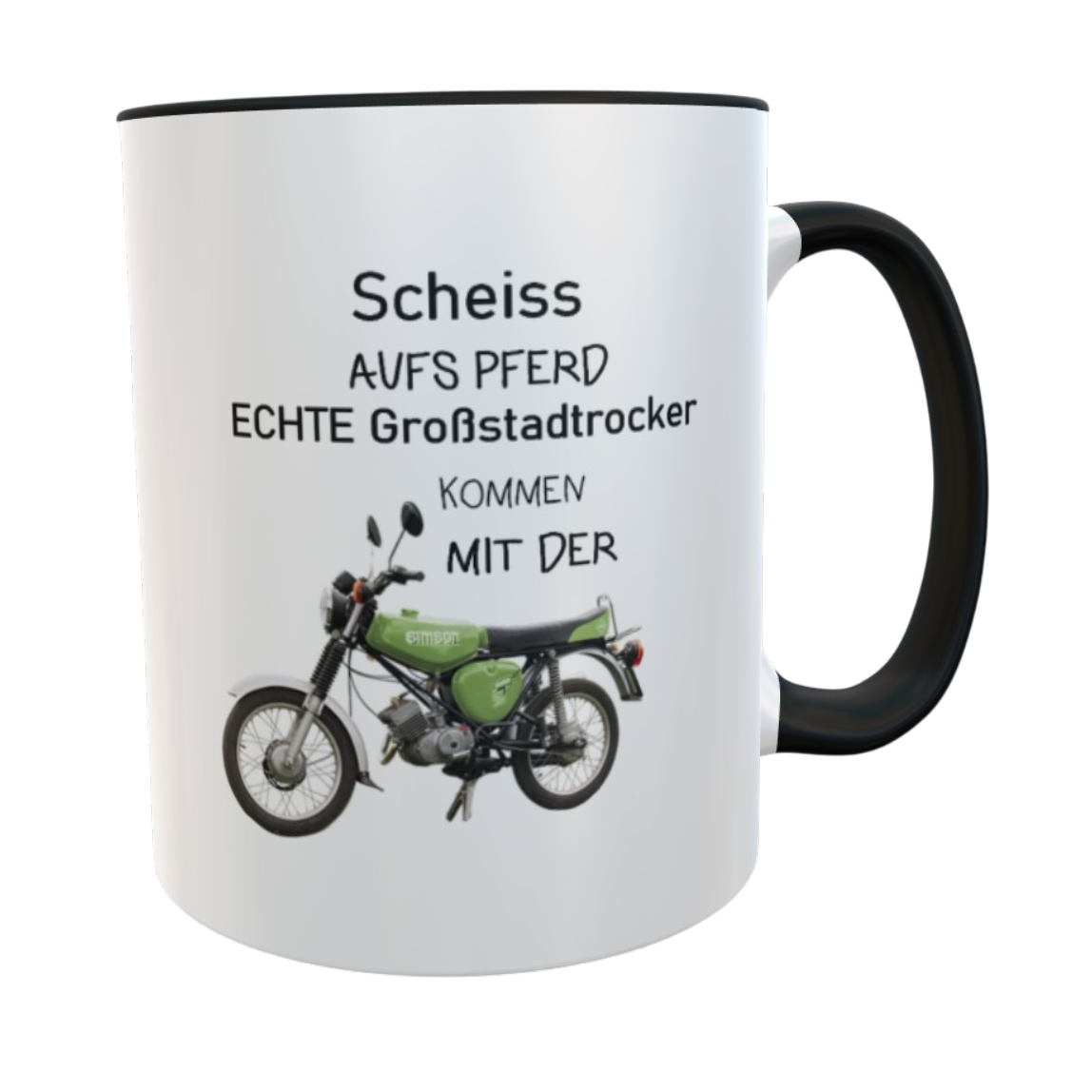 Personalisierte Simson Tasse Großstadtrocker