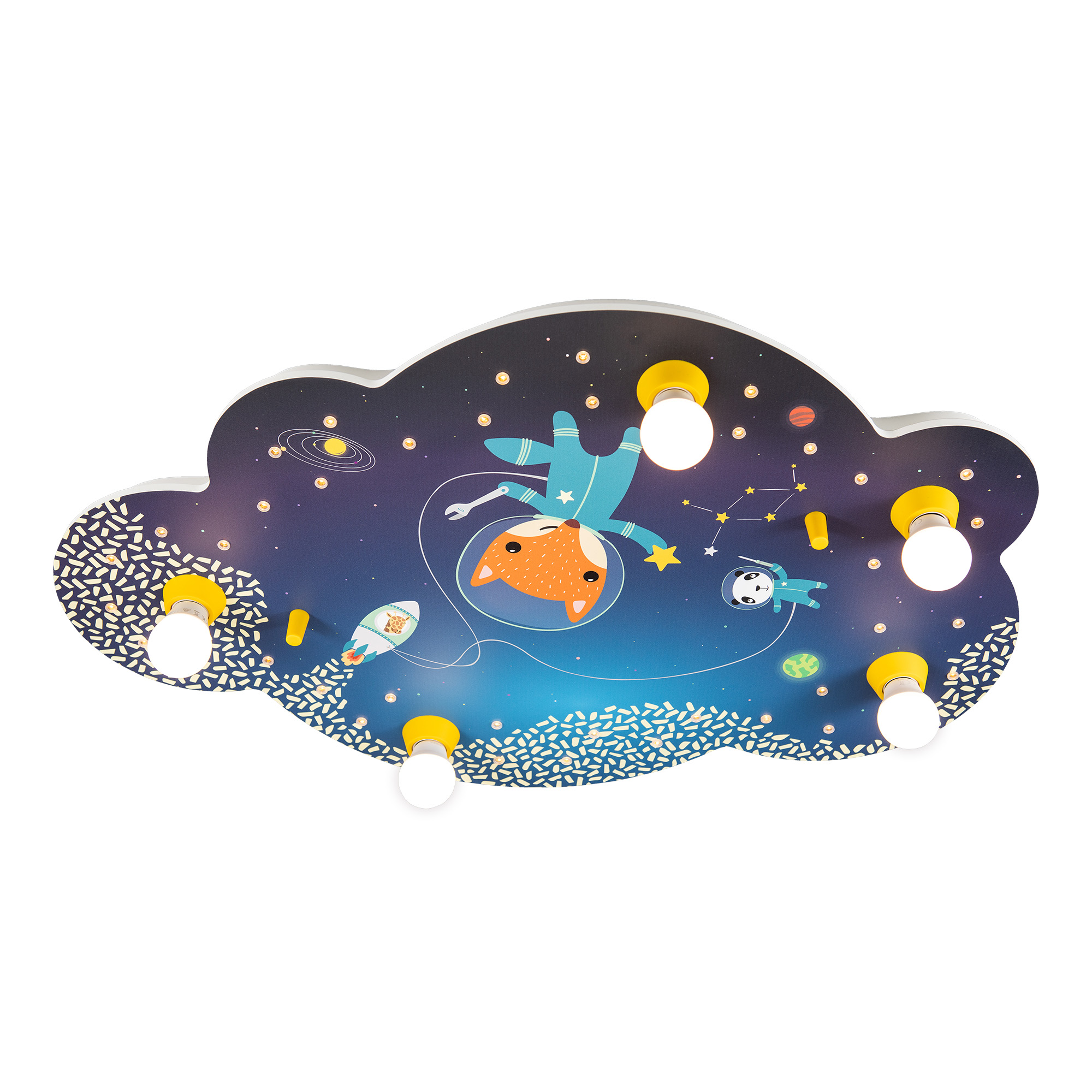 Elobra Deckenleuchte Space Mission blau