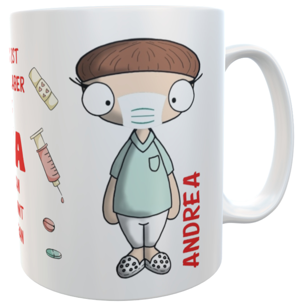 Tasse MFA Arzthelferin mit Namen Dankeschön