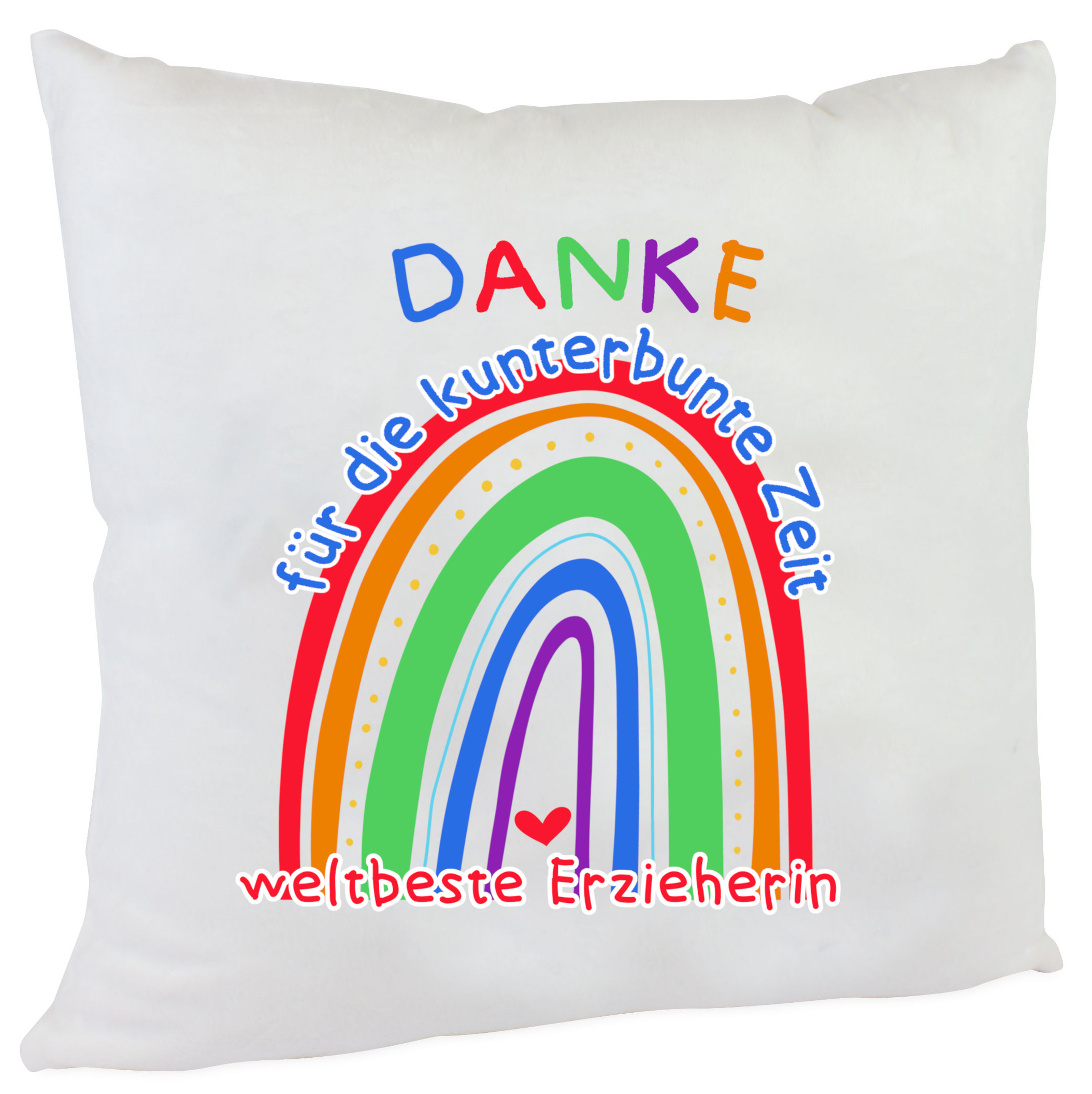 Kuschelkissen Erzieherin danke