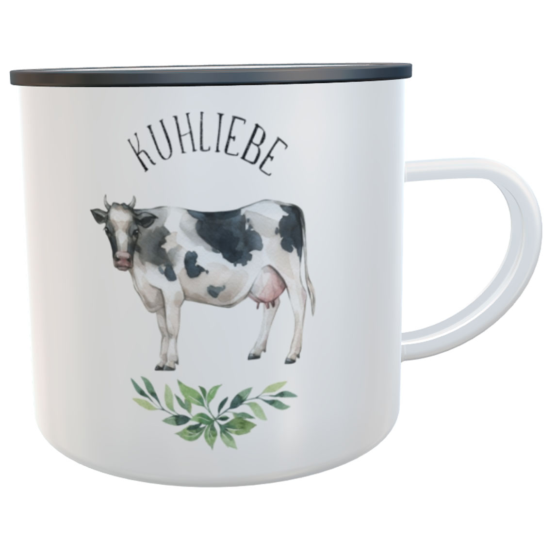 Emaille-Tasse KuhLiebe