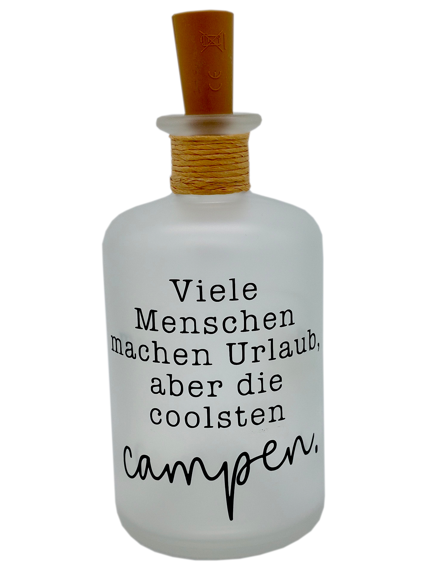LED-Leuchtflasche cool Camping Urlaub Freunde Geschenk