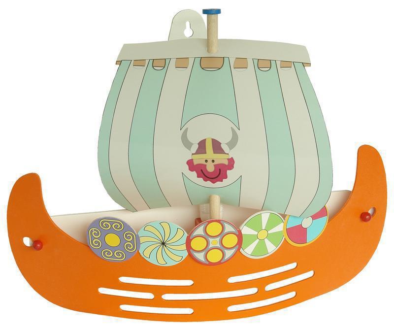 Elobra Wandleuchte Wikingerschiff orange