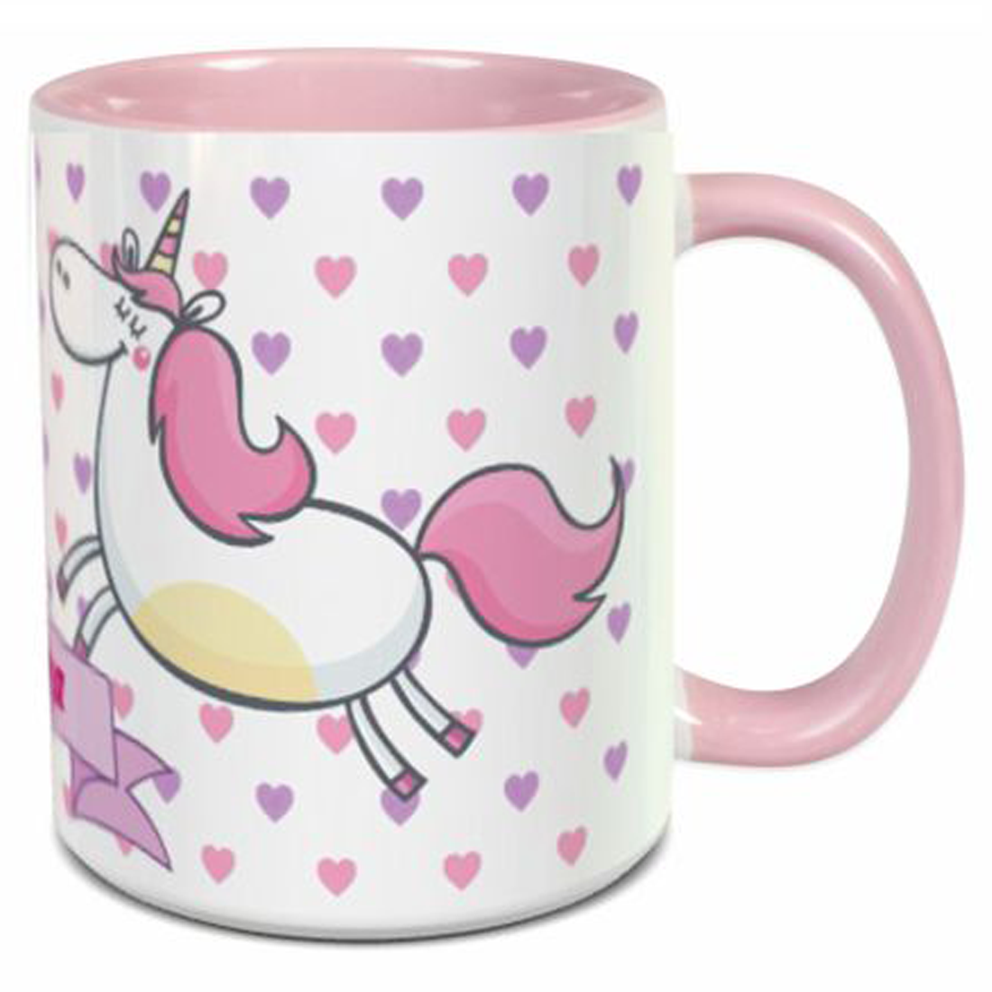 personalisierte Einhorn-Tasse mit Wunschname Einhornliebe Schwestern Beste Freundinnen Privattasse