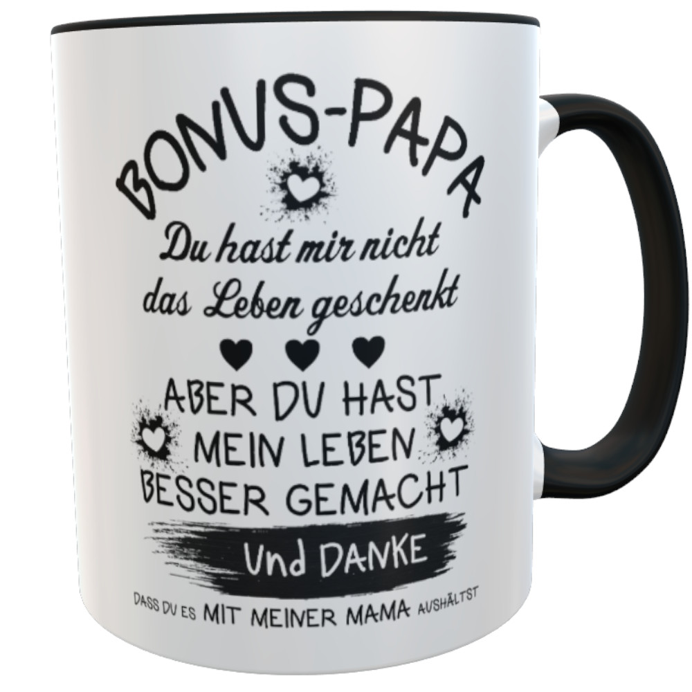 Tasse Vatertag Bonus Papa Stiefvater Geschenk Vatertag