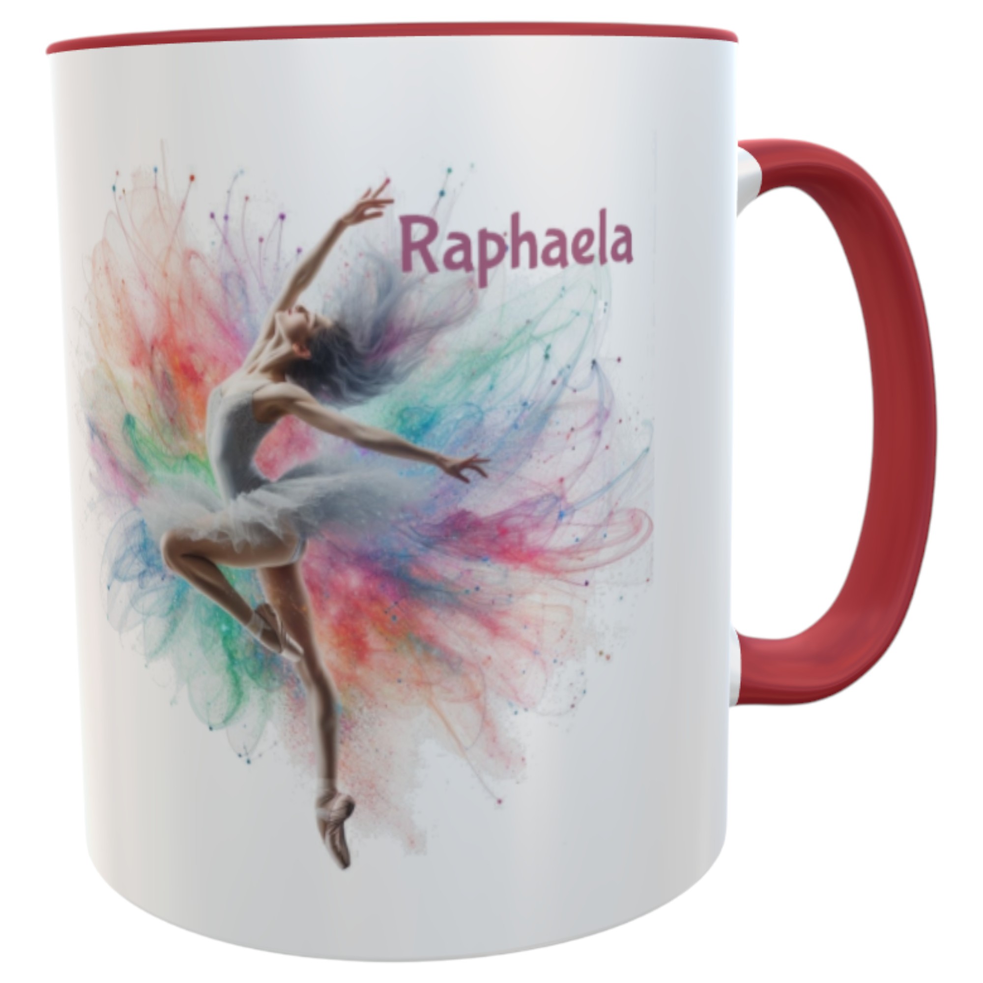 Elegante Ballett-Tasse mit Name – Geschenk für Tänzerinnen & Ballettliebhaberinnen
