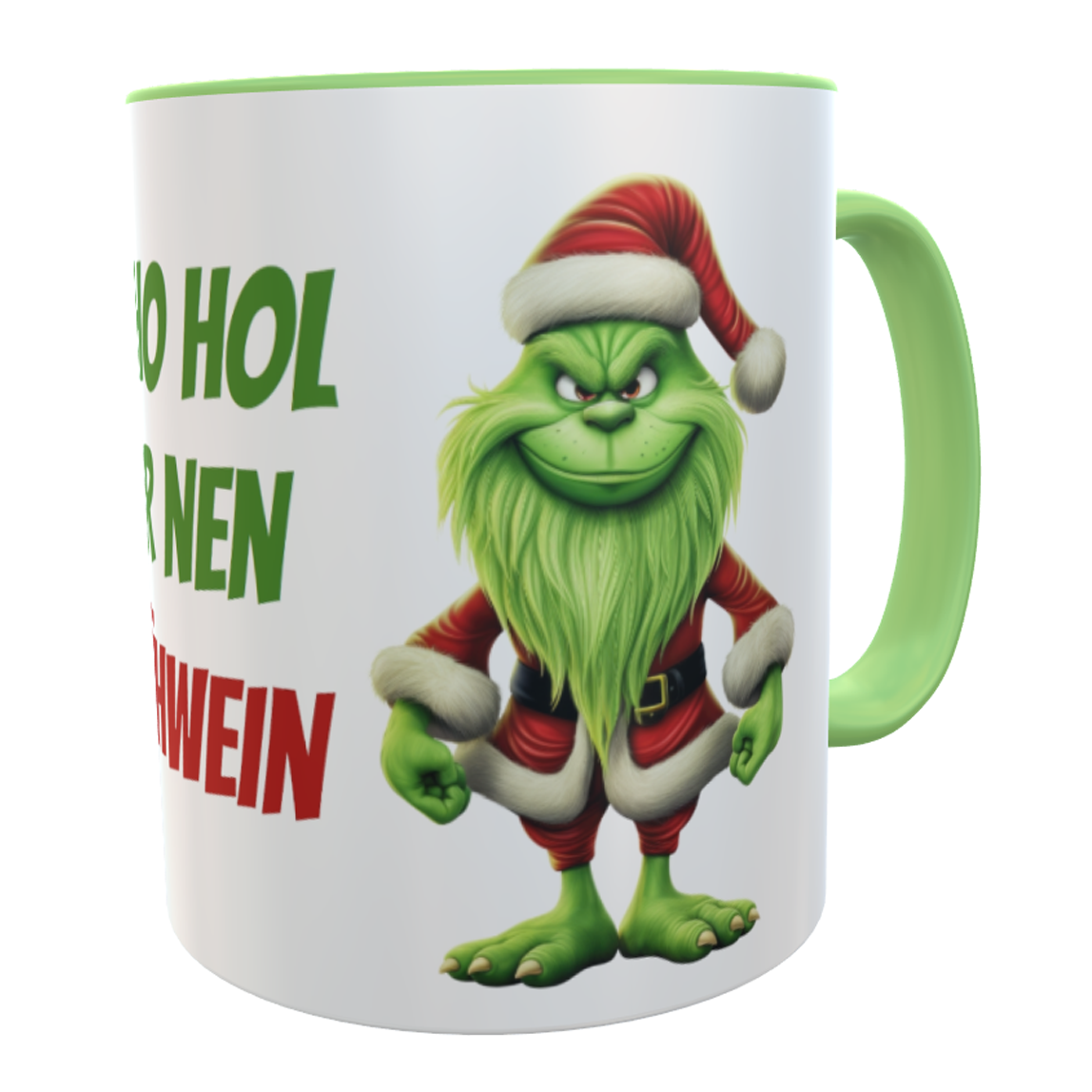 Freche Weihnachtsmuffel Kaffee- oder Glühweintasse Wichtelgeschenk