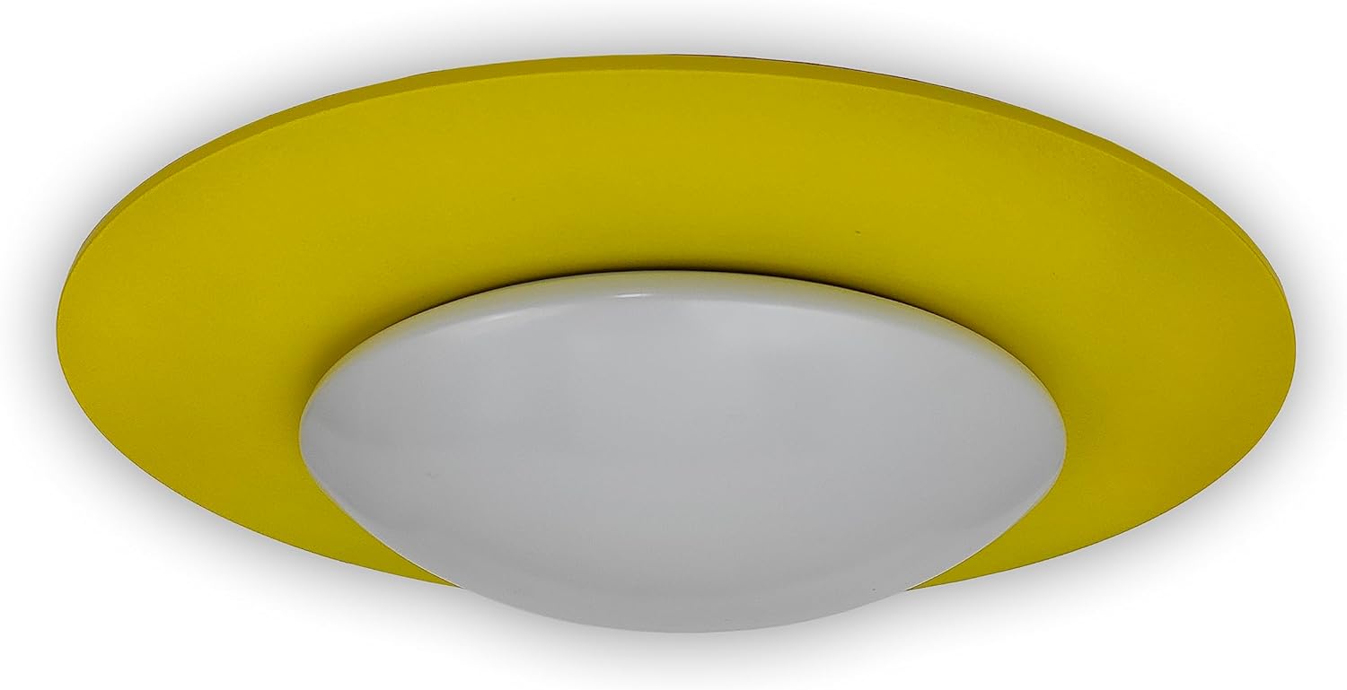 Deckenlampe Saturn gelb