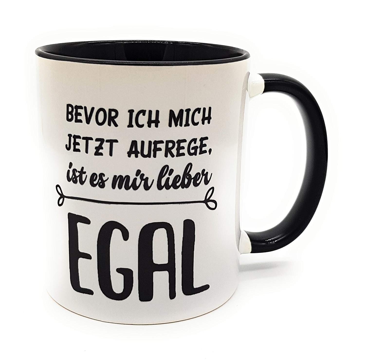 Büro-Tasse lustiger Spruch Egal I Bürotasse I Henkelbecher I Teetasse I