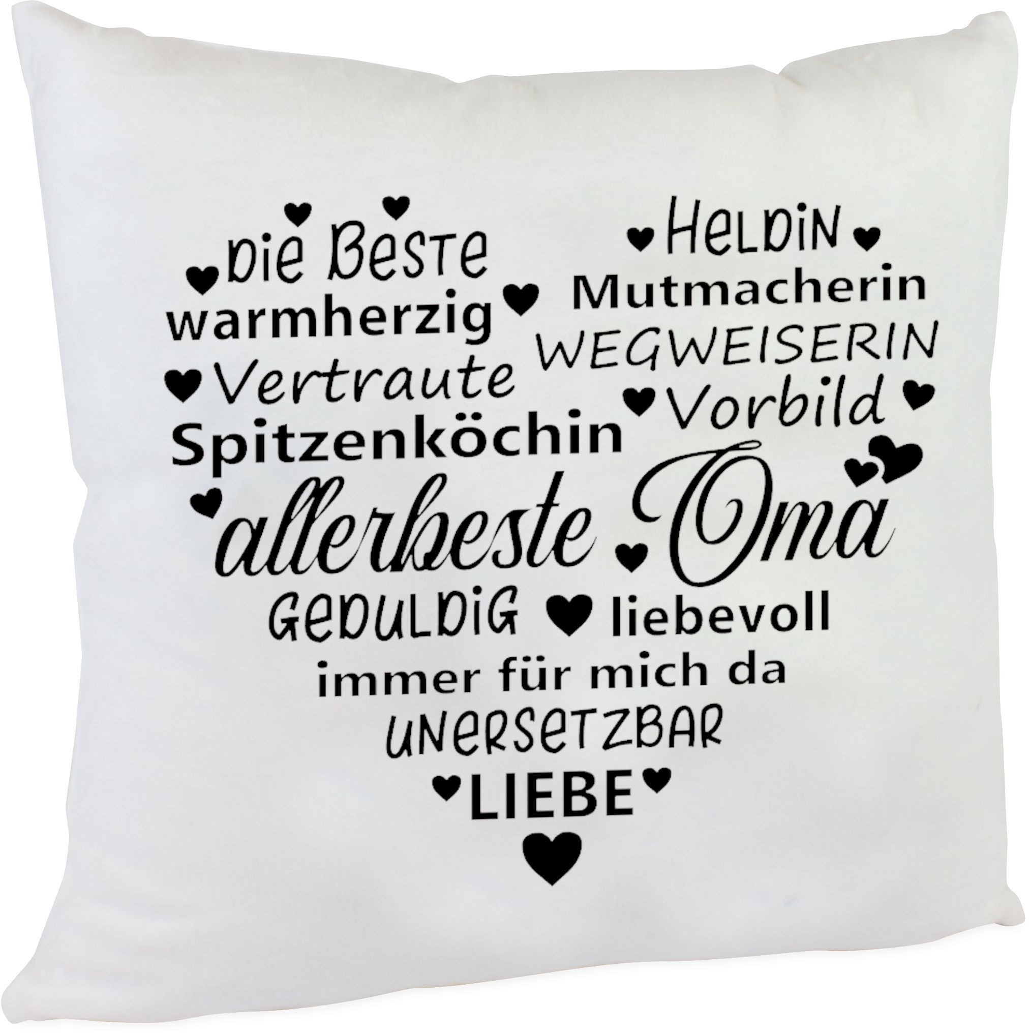 Kissen allerbeste Oma Herz