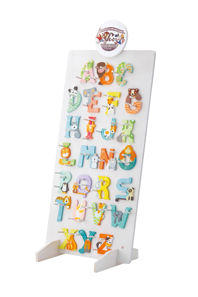 Sevi Holzbuchstaben Tiere Alphabet A-Z 26 Stück