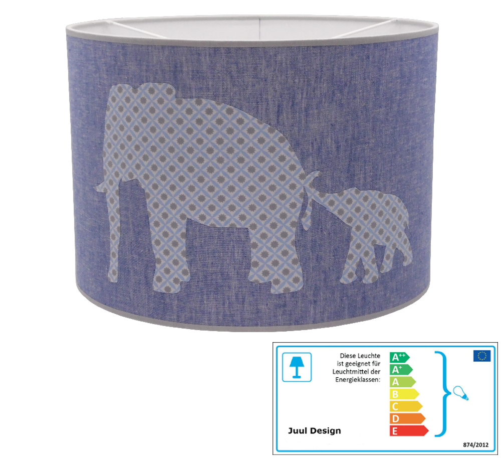 Juuldesign Pendellampe Elefantenfamilie Ø 30 cm