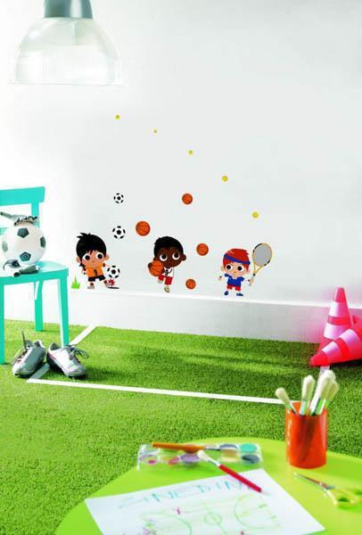 Wandsticker Fußball Champions