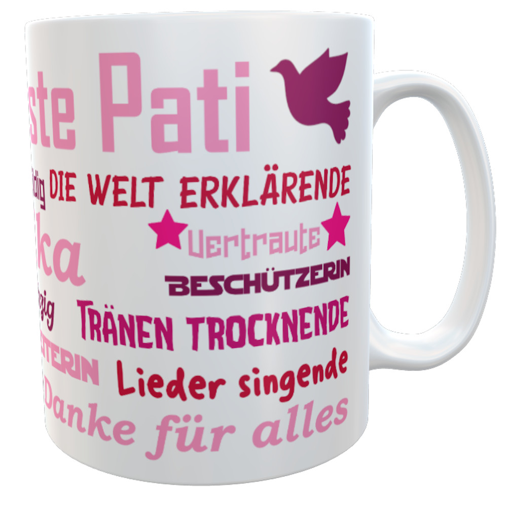 Tasse beste Pati Danke
