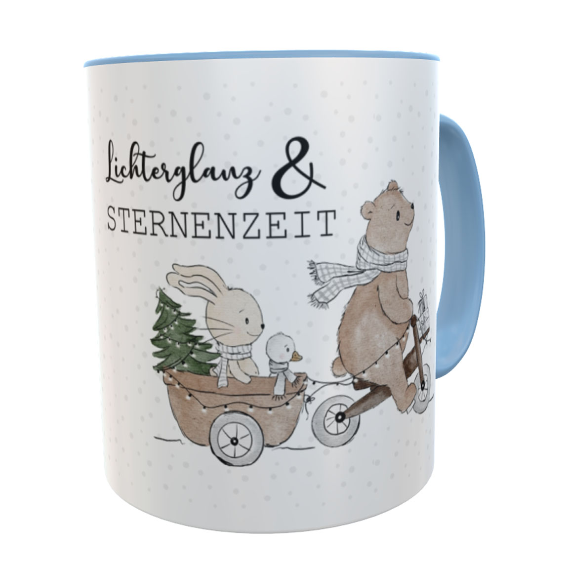 personalisierte Tasse Lichterglanz und Sternenzeit