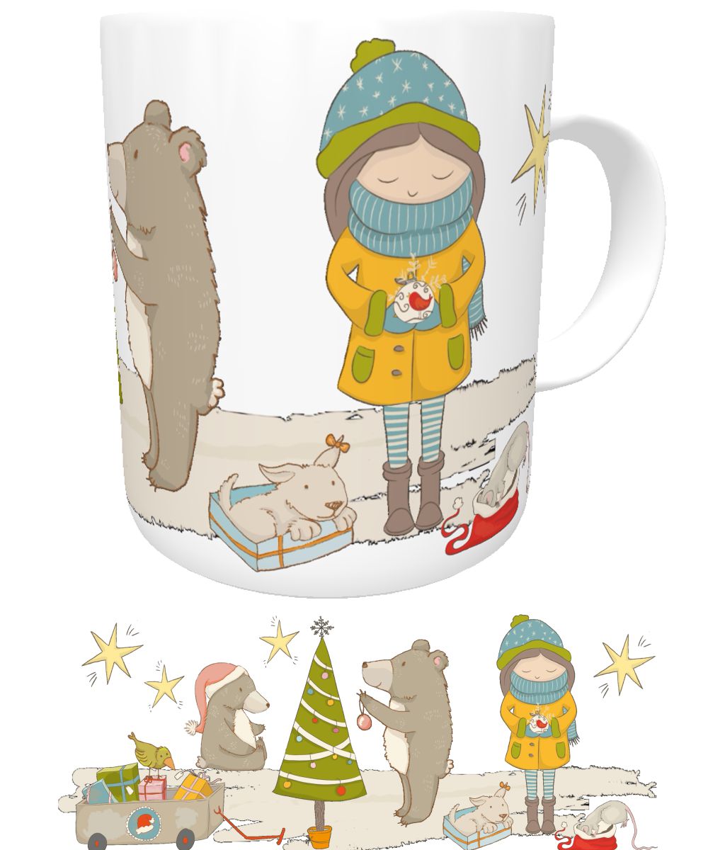 Kinder-Tasse Winter Weihnachtstasse I Kakaotasse I Kindergartentasse