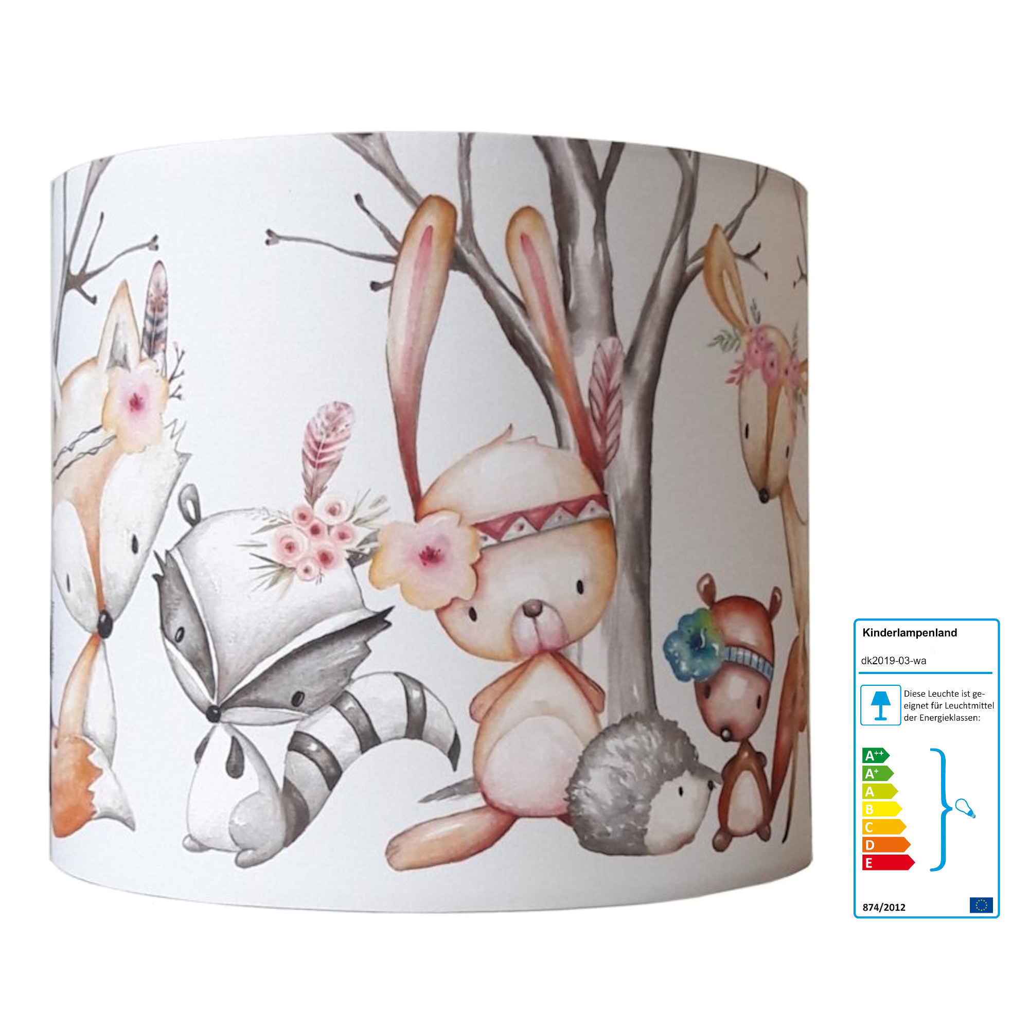 Wandlampe Waldtiere Freunde