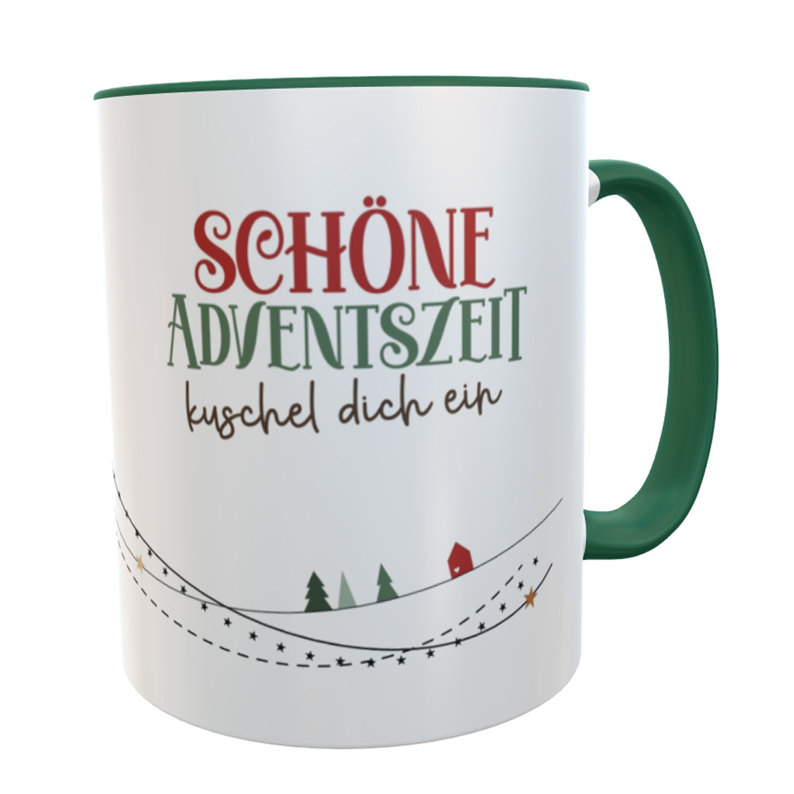 personalisierter Kaffeetasse Spruch Schöne Advnentszeit