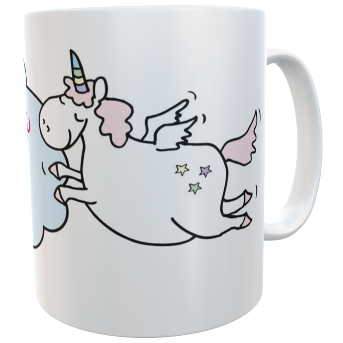 personalisierte Einhorn-Tasse Molly Namenstasse