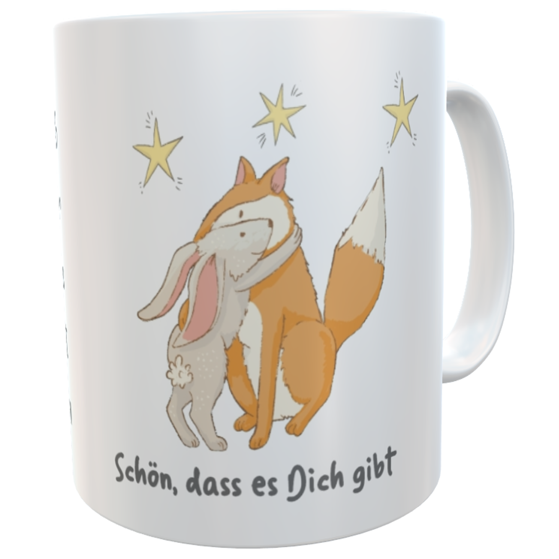 Namenstasse Schön, dass es dich gibt I Kakaotasse I Kaffeetasse