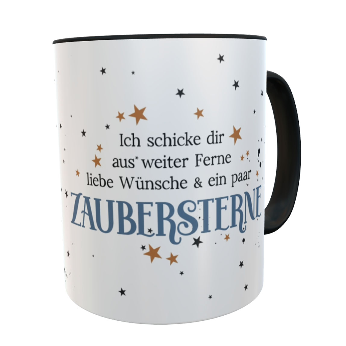 personalisierter Kaffeetasse Zaubersterne