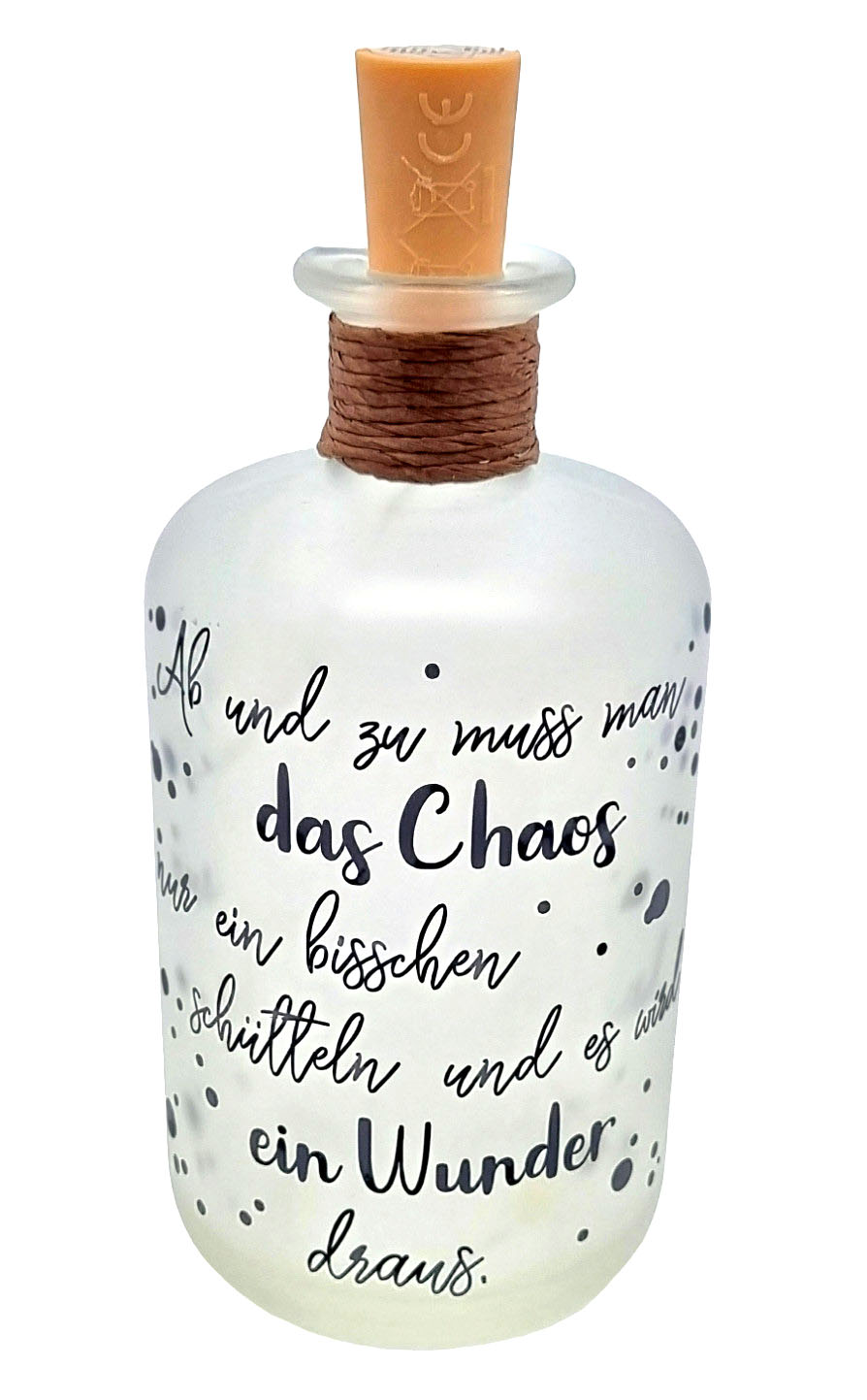 LED-Leuchtflasche Chaos schütteln