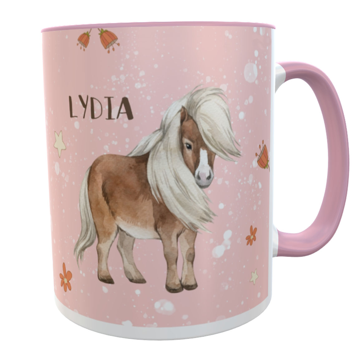 Tasse Pony mit Namen Shetlandpony