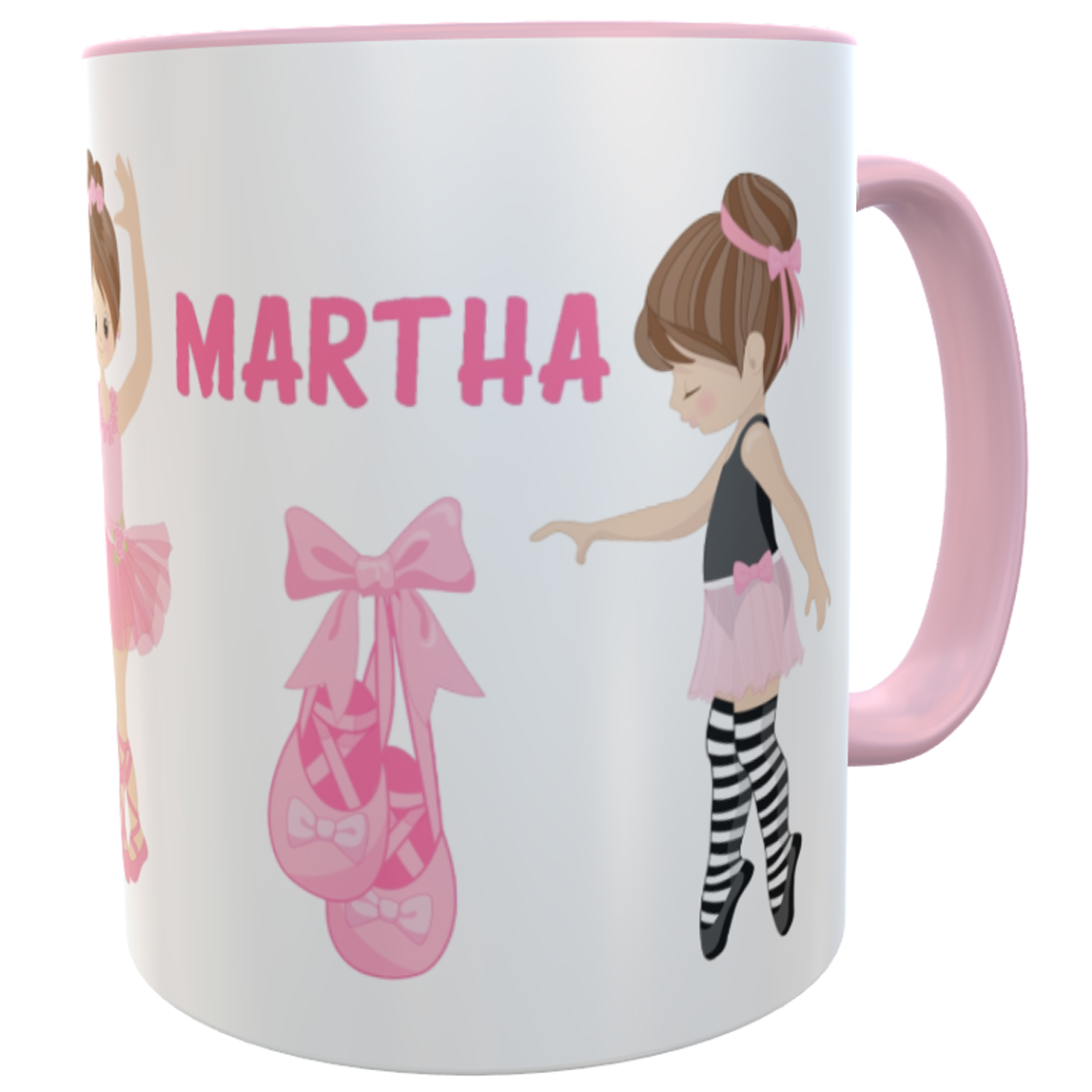 Tasse Ballerina Ballett - personalisierte Kindertasse