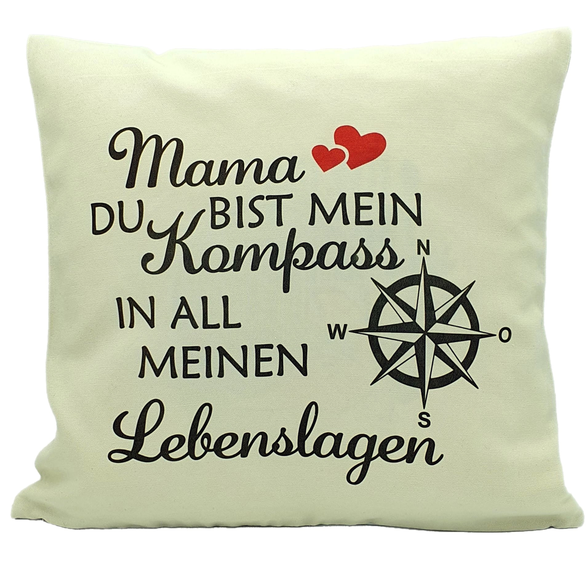 Kissen Mama Kompass