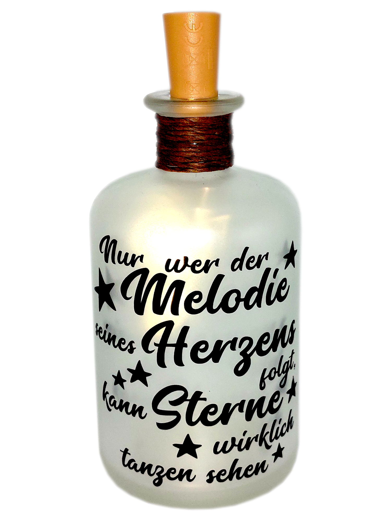 LED-Leuchtflasche Melodie Geschenk Geburtstag Geschenkflasche